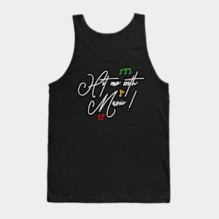 Hit Me With Music Handwritten Reggae Tank Top